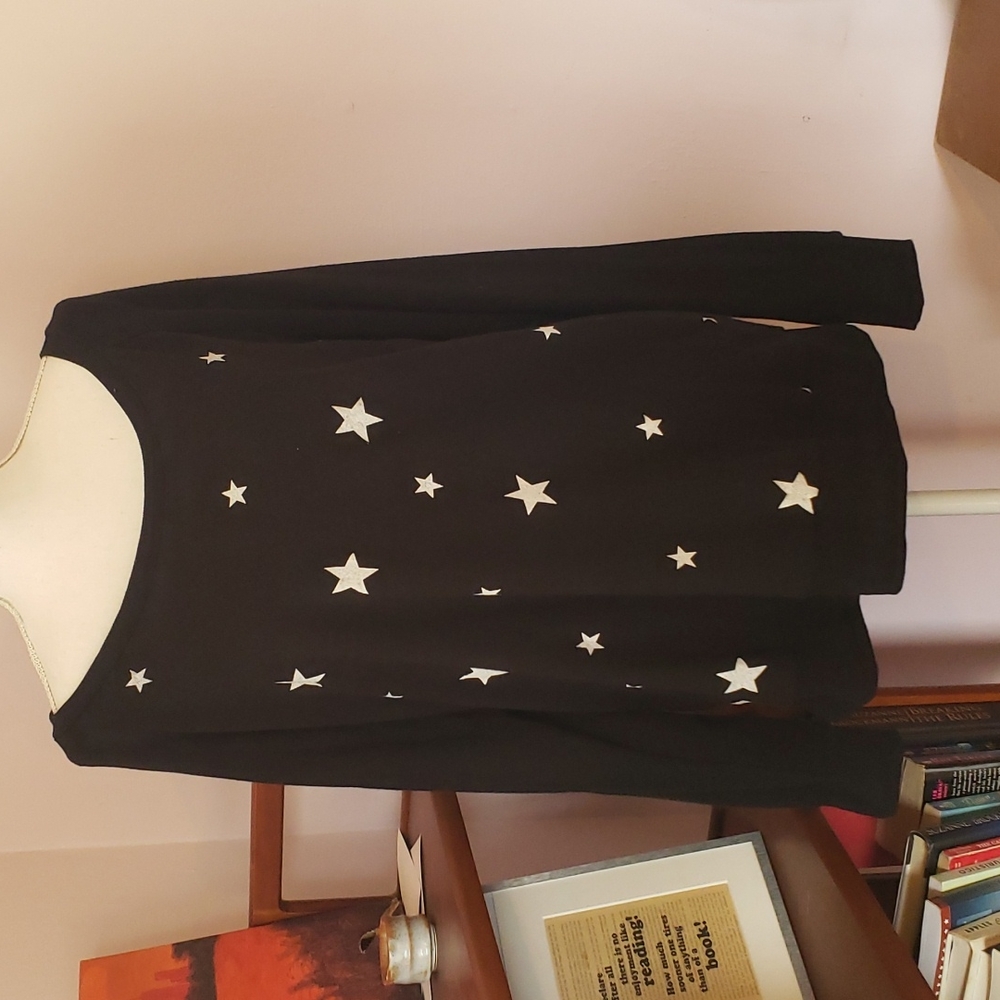 Torrid Scoop Neck Star Print Sweatshirt